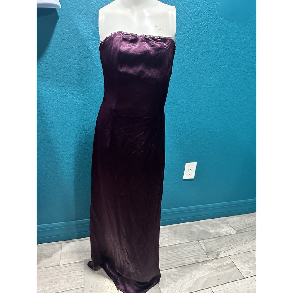Jessica‎ Mcclintock Gunne Sax Purple Bodycon Maxi Dress 3 Goth Whimsigoth